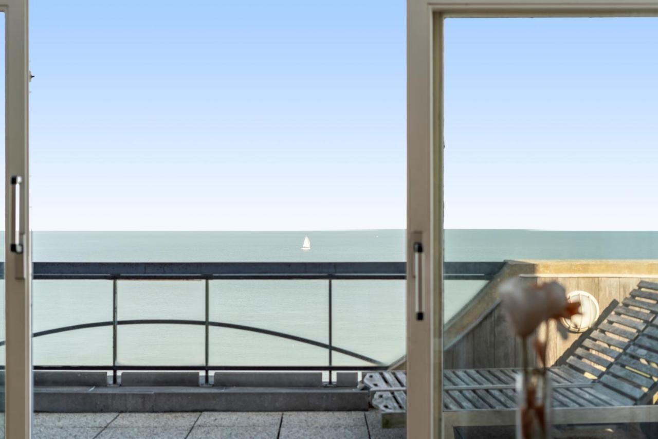 Appartamento Penthouse App Met Imposant & Eindeloos Zeezicht Middelkerke Esterno foto