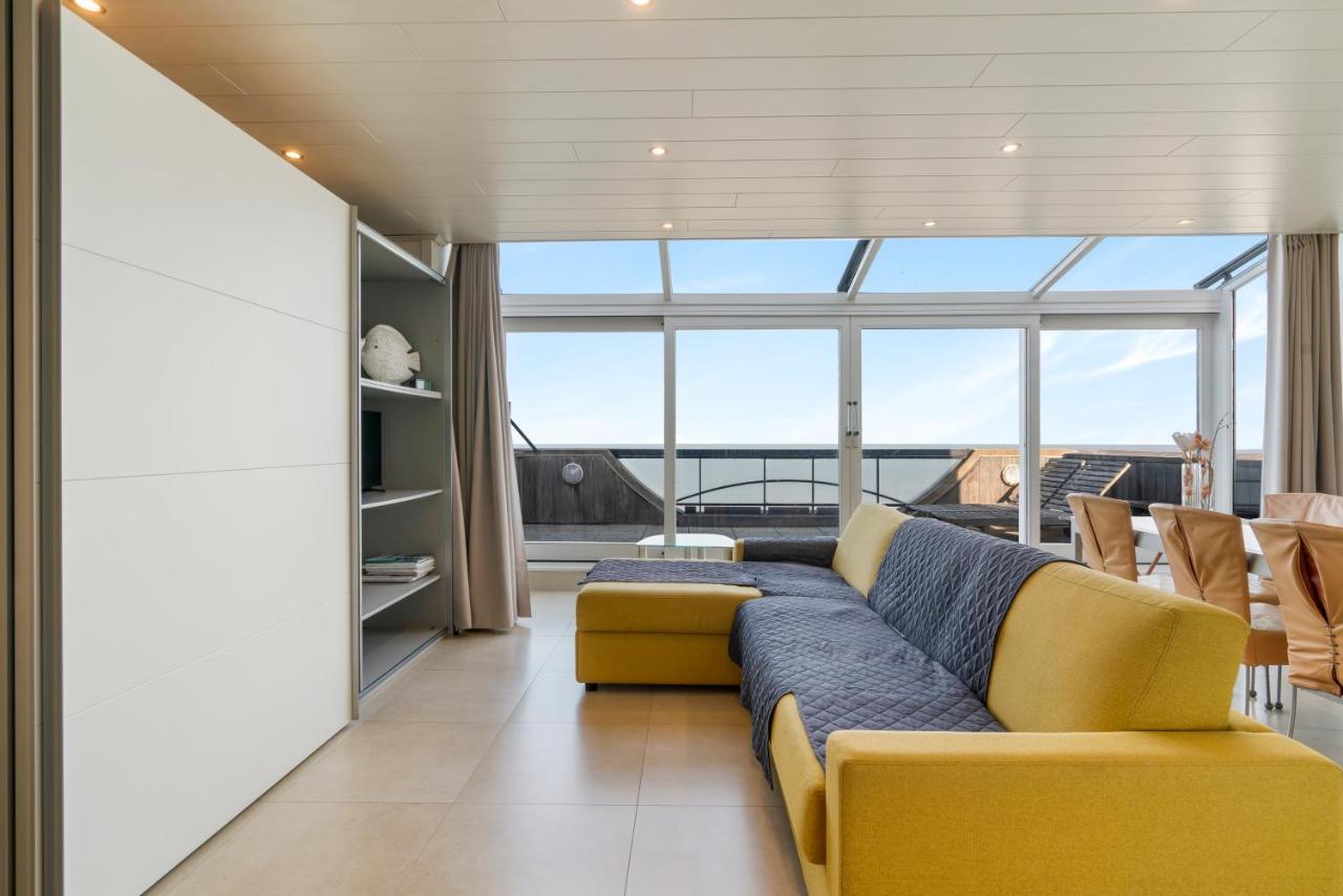 Appartamento Penthouse App Met Imposant & Eindeloos Zeezicht Middelkerke Esterno foto
